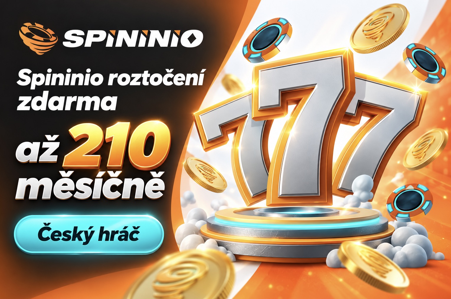 Spininio casino roztočení zdarma (2026)
