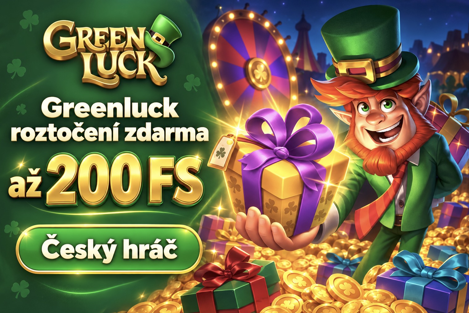 Greenluck casino roztočení zdarma (2026)