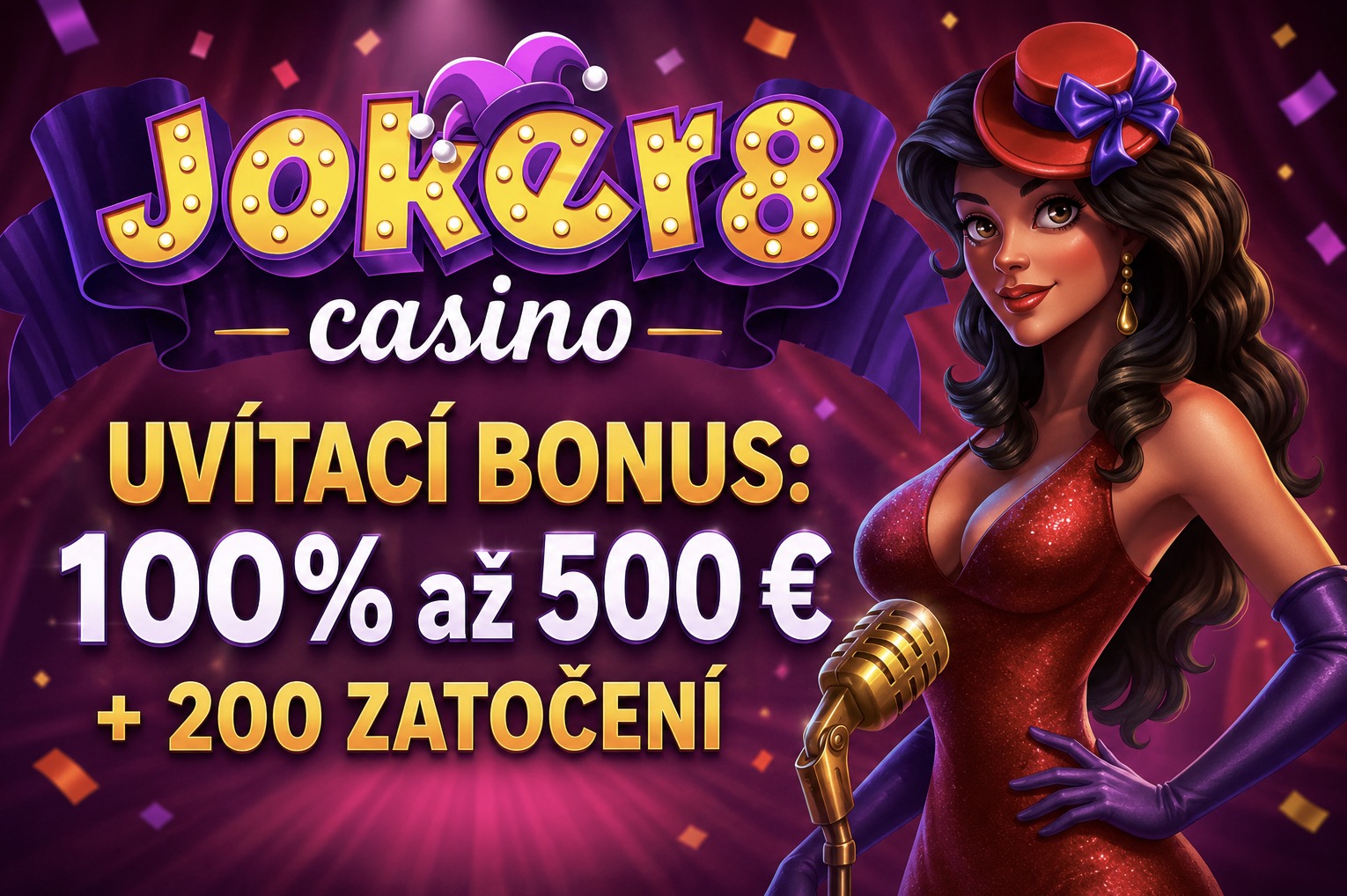 Joker8 kasino: uvítací bonus (2026)