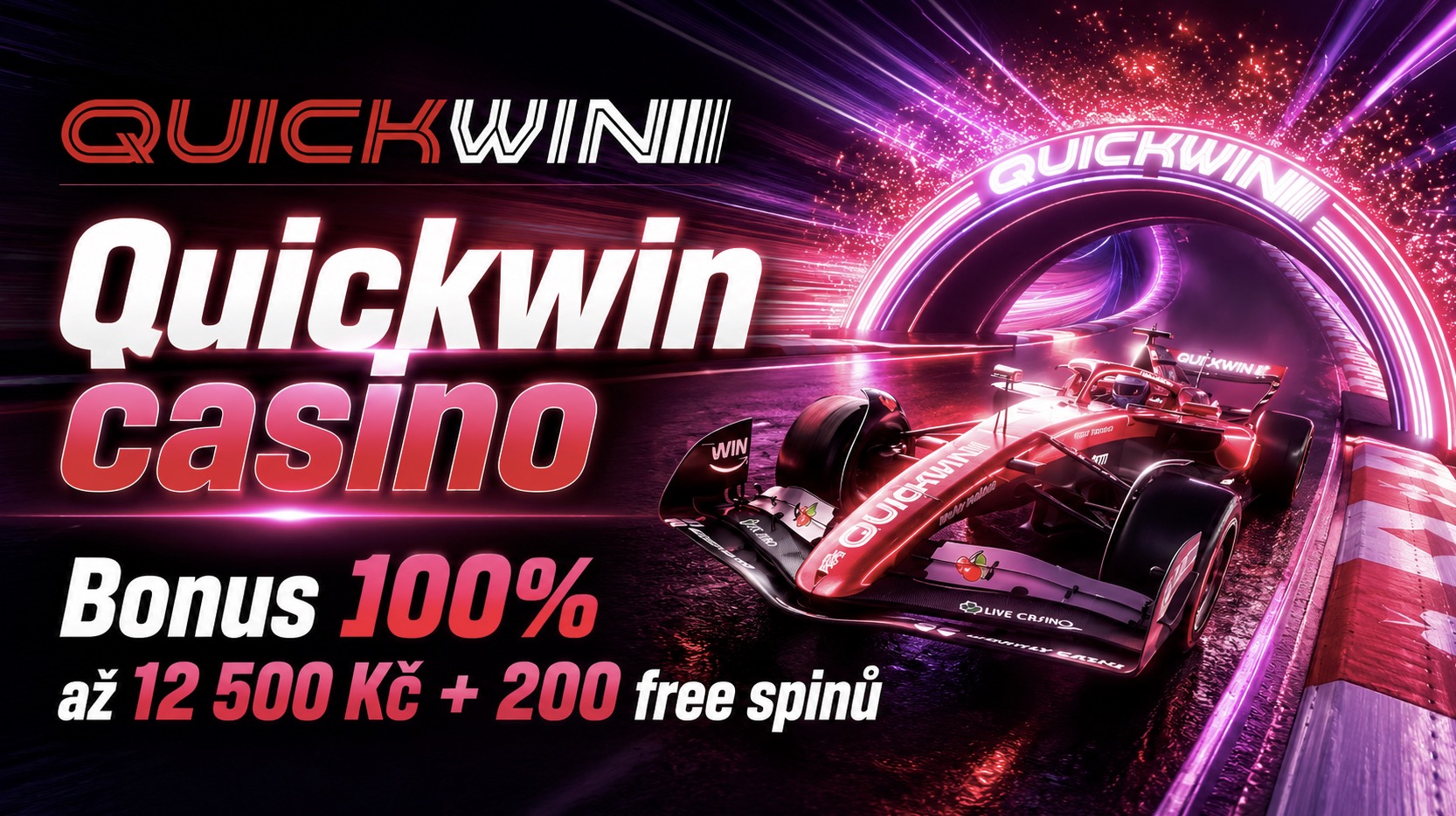 Quickwin Casino uvítací bonus (2026)