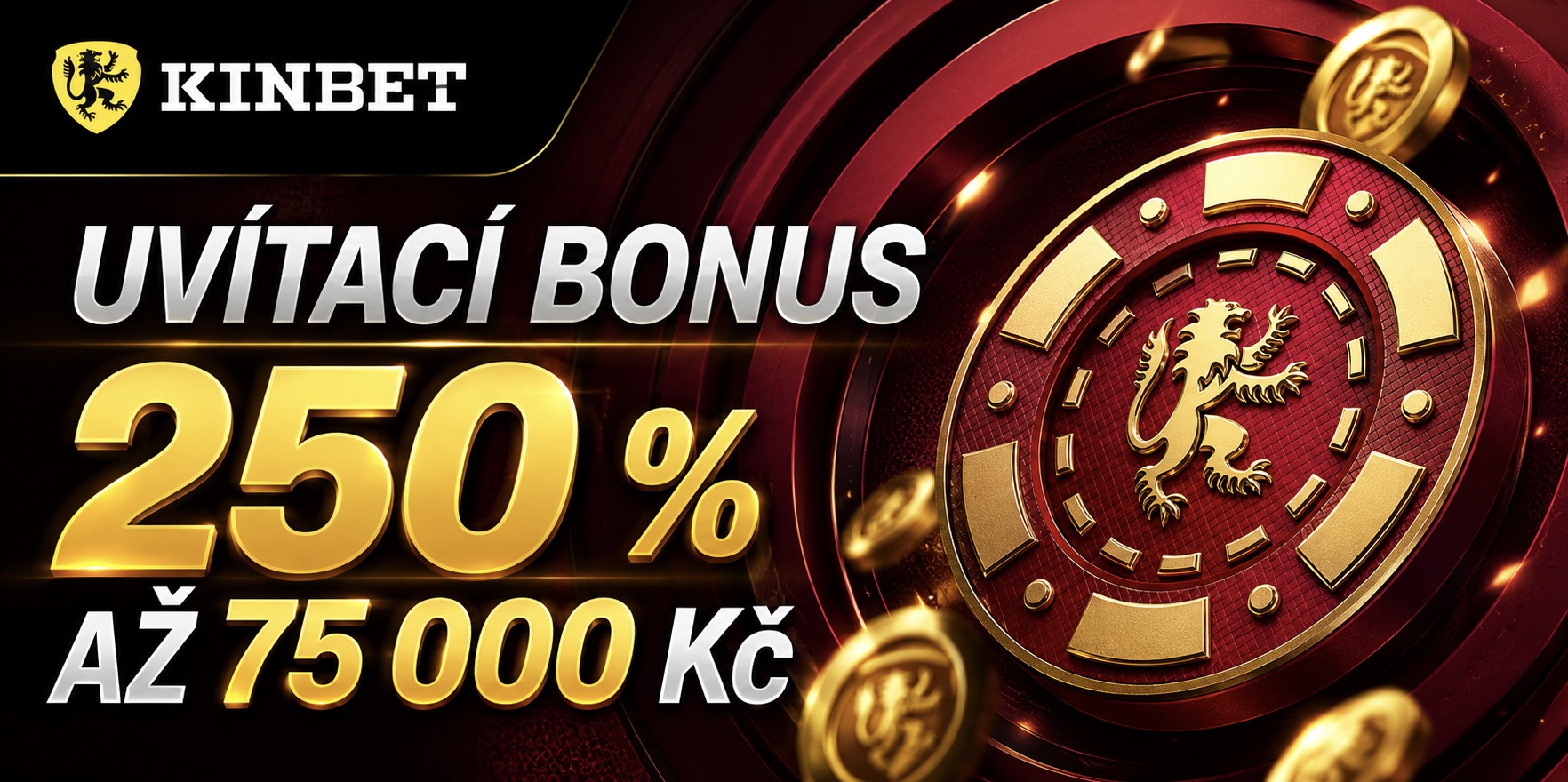 KinBet casino uvítací bonus (2026)