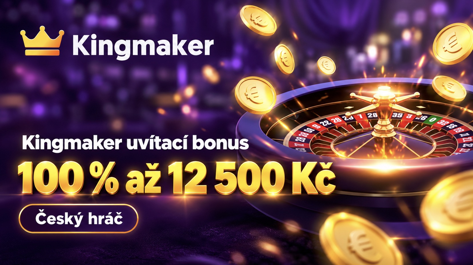 Kingmaker casino uvítací bonus (2026)
