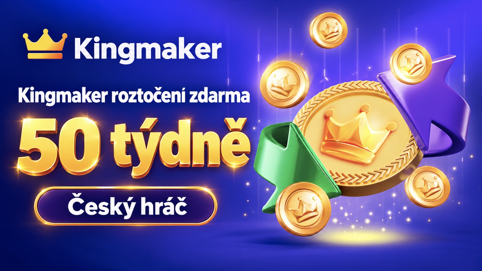 Kingmaker casino roztočení zdarma (2026)