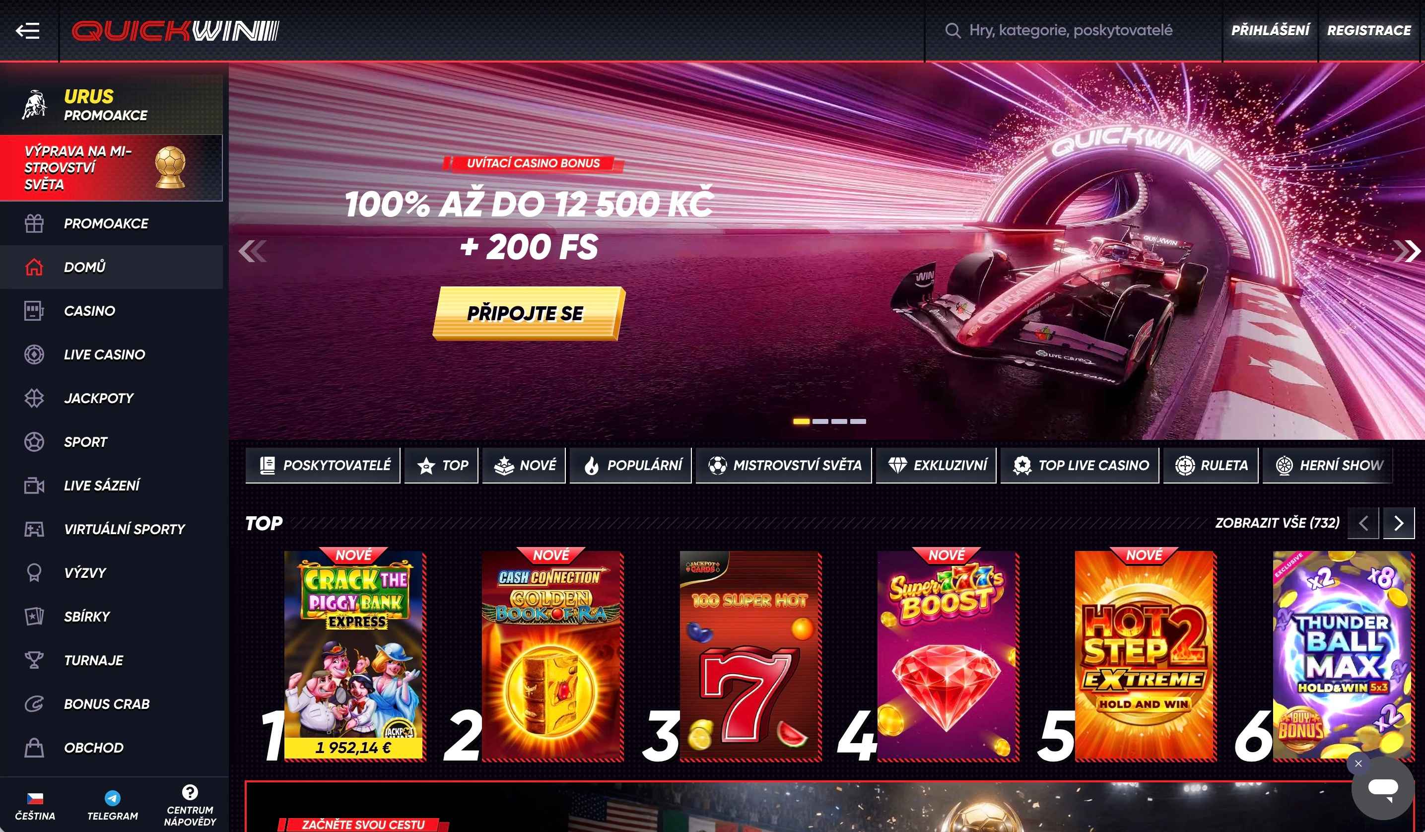 Quickwin casino – recenze (2026)