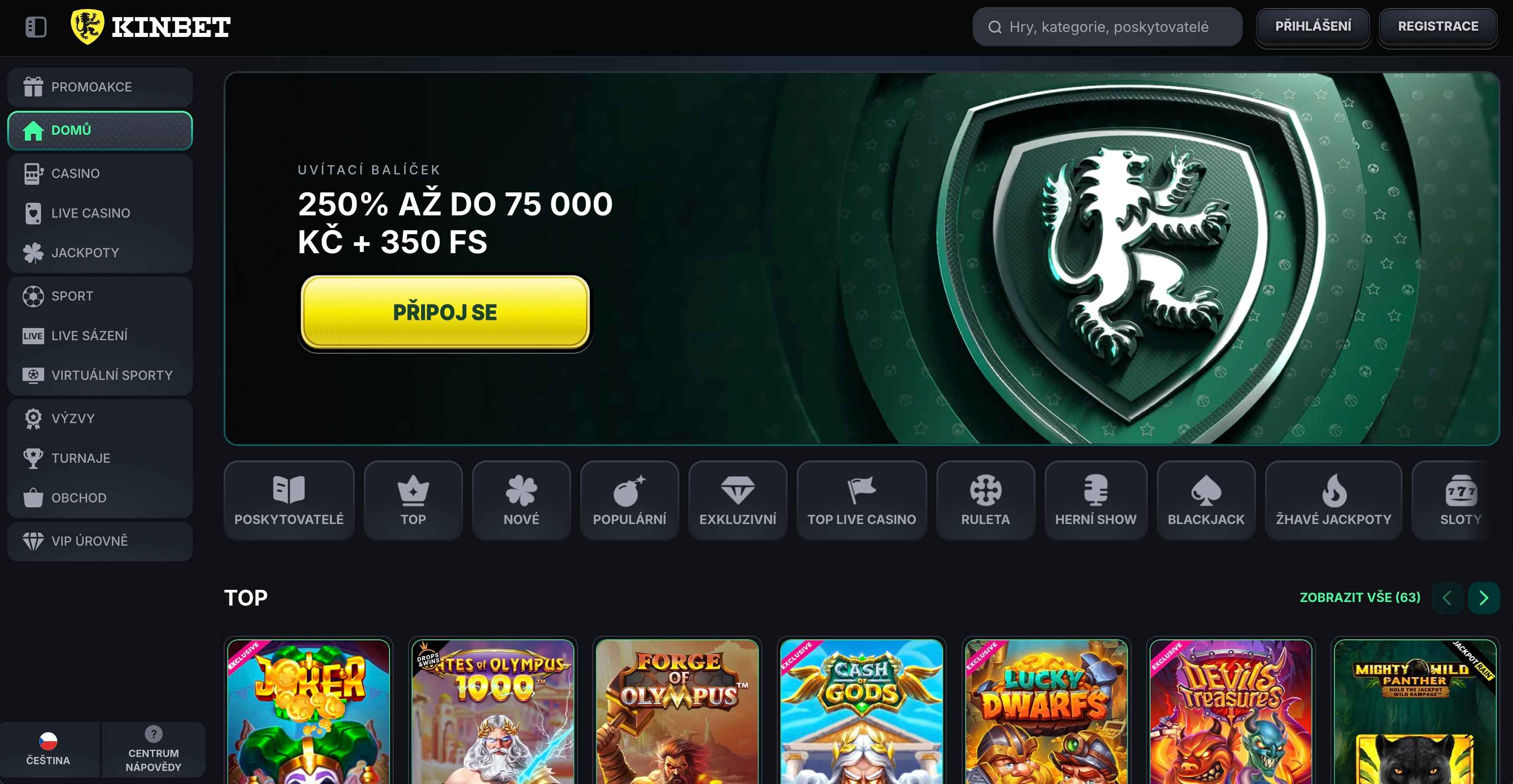 KinBet casino – recenze (2026)