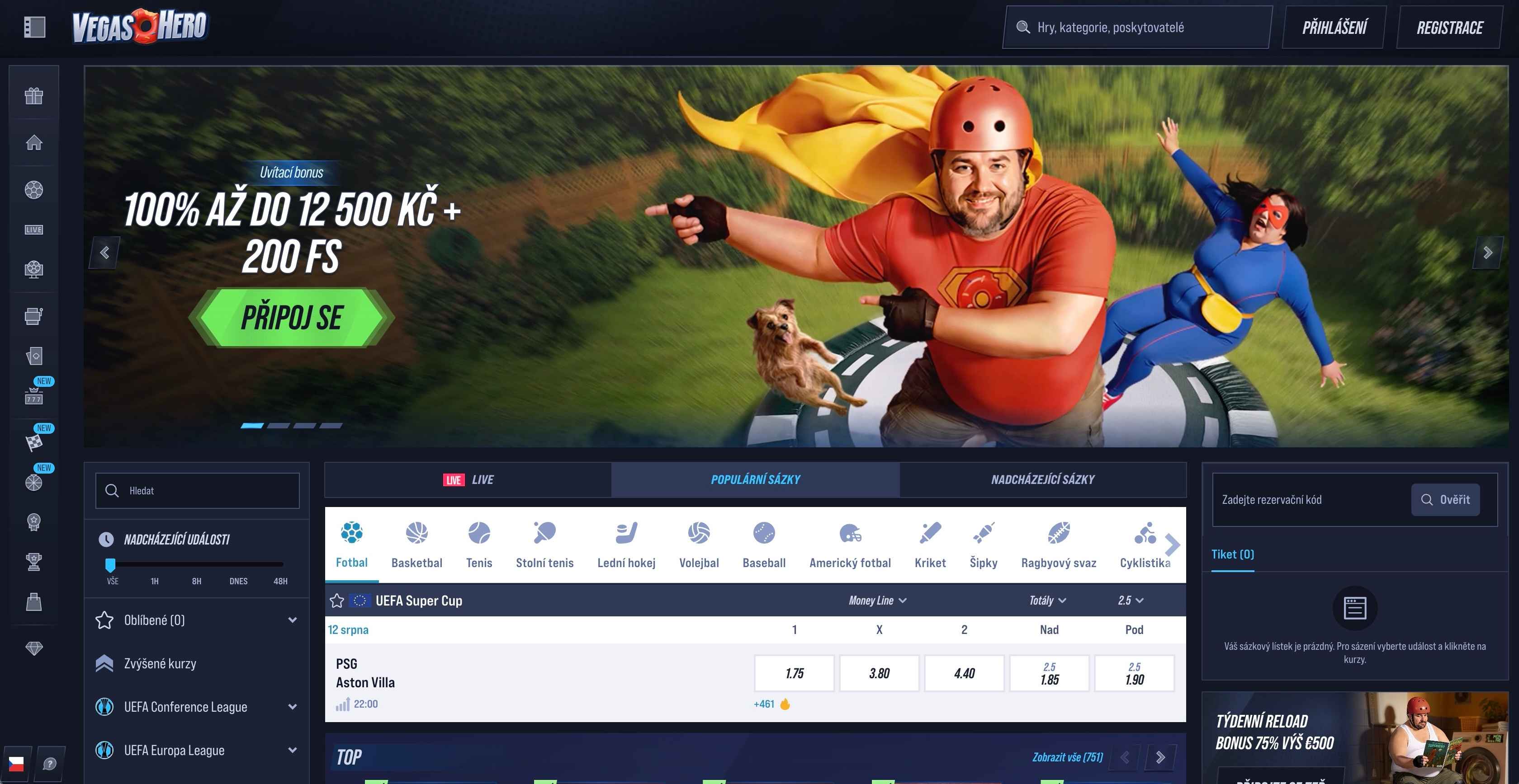VegasHero casino – recenze (2026)