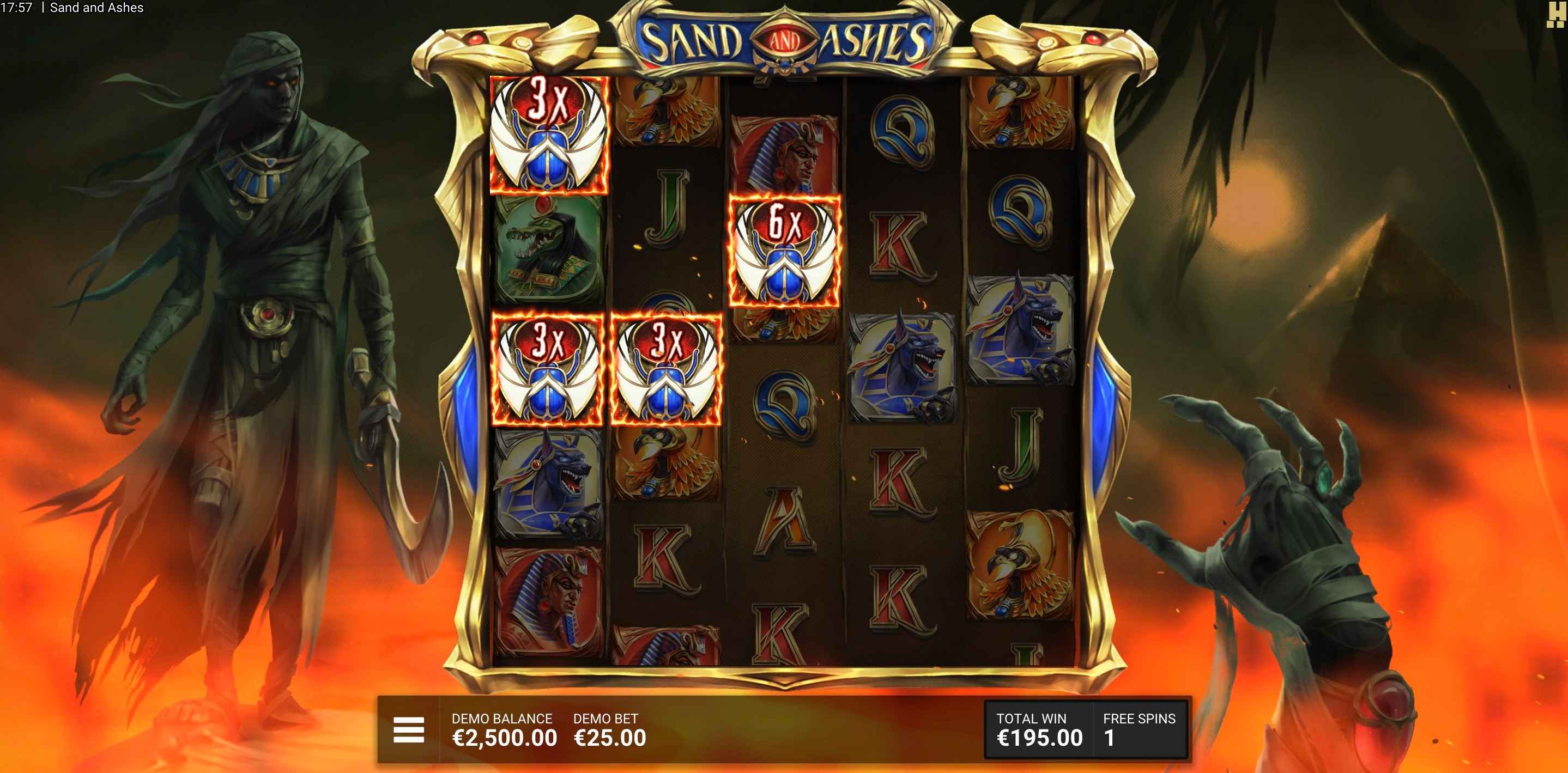 Sand and Ashes od Hacksaw Gaming (2026)