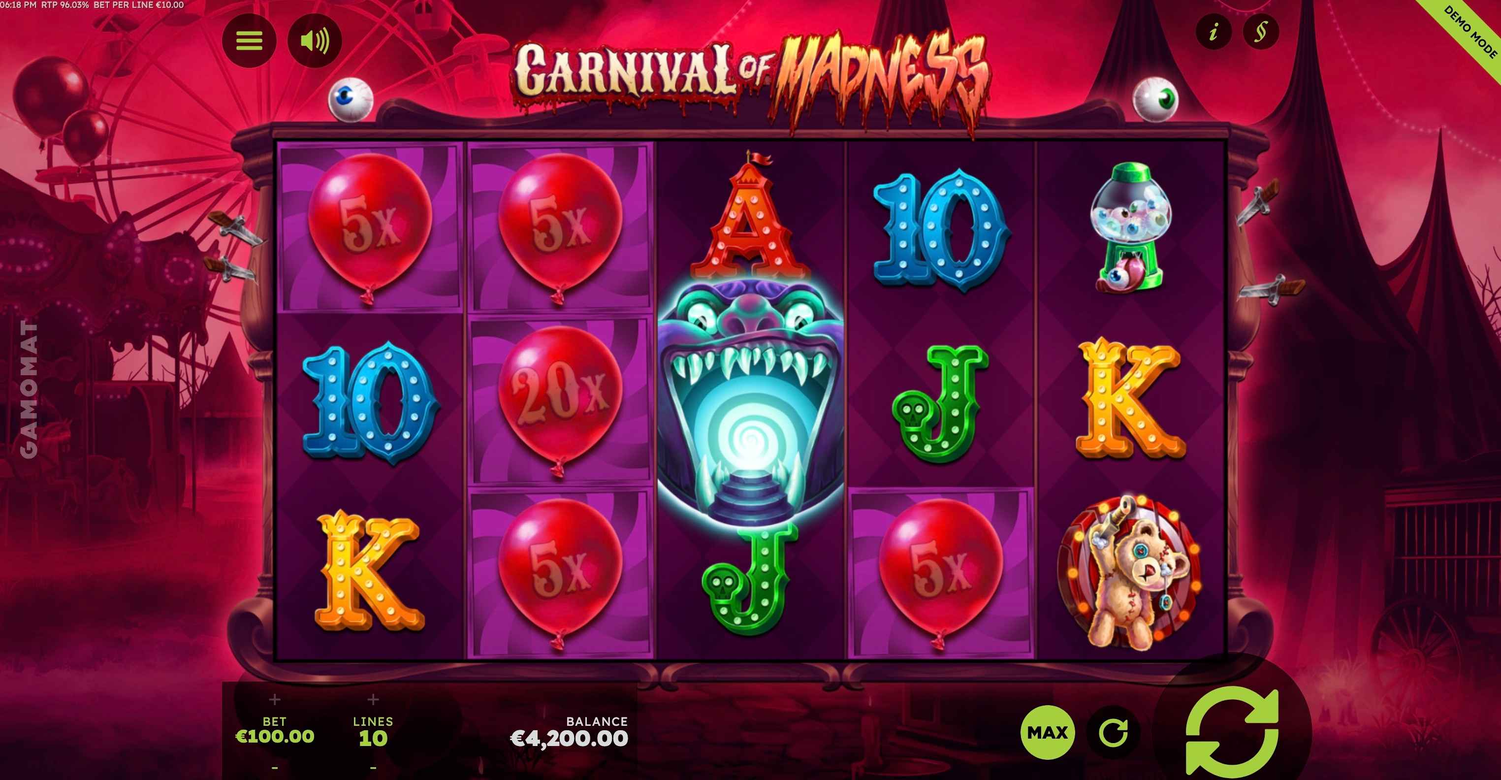 Carnival of Madness od GAMOMAT (2026)